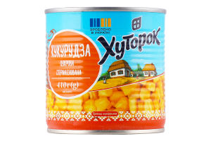 Кукуруза сахарная стерилизованная Хуторок ж/б 420г