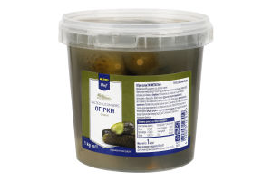 Огірки солоні Metro Chef відро 1кг
