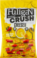 Крекер Кусочки кренделей со вкусом сырного соуса Pretzel Crush Huligan м/у 65г