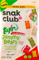 Цукерки Snak Club Tajin ведмедики жувальні