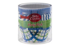 Betty Crocker Party Pack Cupcake Liners Cool In Blue - 100 CT