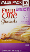 Fiber One Cheesecake Bar Salted Caramel - 10 CT