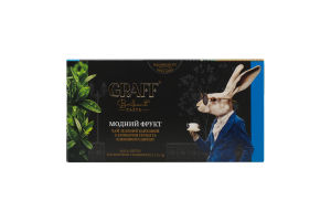 Чай зеленый байховый с ароматом груши и кленового сиропа Модный фрукт Graff к/у 20х1.5г
