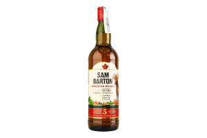 Виски 0.7л 40% канадский купажированный 5YO Sam Barton бут