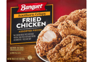 Banquet Crispy Fried Chicken Southern Assorted Pieces