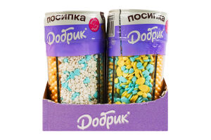 Посипка кондитерська Асорті Добрик п/б 155г