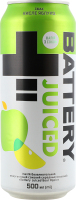 Напій енергетичний безалкогольний середньогазований Sour apple Juiced Battery з/б 500мл