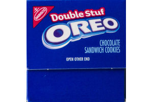 Oreo Double Stuf Chocolate Sandwich Cookies