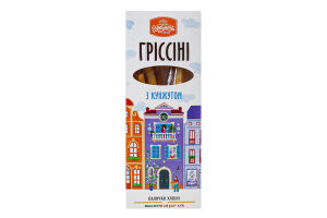 Палочки хлебные с кунжутом Гриссини Рум'янець к/у 125г