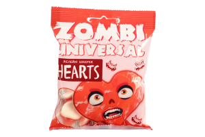 Цукерки желейні ZOMBI UNIVERSAL Hearts 70г