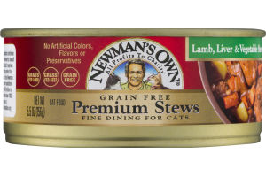 Newman's Own Grain Free Premium Stews For Cats Lamb, Liver & Vegetable Stew