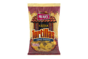 Herr's Authentic Cantina Style Tortilla Chips Lightly Seasoned