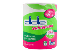 Рушник папер. Didie 1 шт. Універсал 2-х шар. 150
