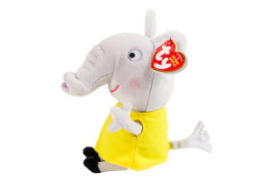 Іграшка м'яка для дітей від 3років 15см №46173 Емілі Єлефант Peppa pig Beanie Babies TY 1шт
