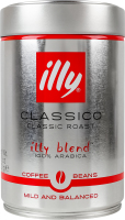Кава смажена в зернах Сlassico Illy з/б 250г