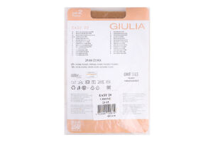 Шкарпетки жіночі Giulia Easy 20den 23-25 visone 2пари