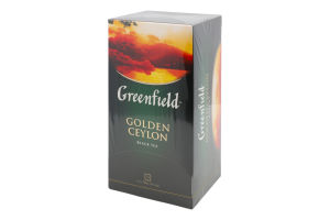 Чай чорний байховий дрібний Golden Ceylon Greenfield к/у 25х2г