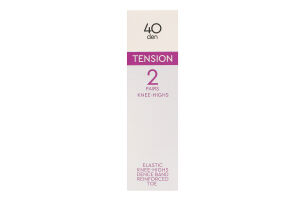 Получулки женские Conte elegant Tension 40den 23-25 bronz 2пары