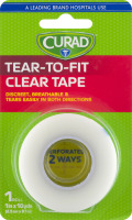 Curad Tear-To-Fit Clear Tape