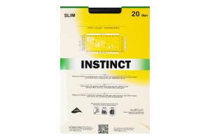 Колготки жіночі Instinct Slim 20den 4 nero
