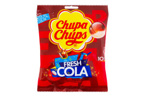 Леденец со вкусом колы Fresh cola Chupa Chups м/у 110г