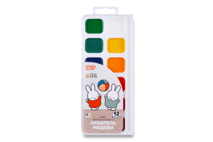 Фарби акварельні Yes! Miffy медові 12кол