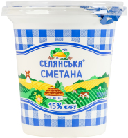 Сметана 15% Селянська ст 300г