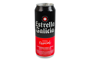 Пиво 0.5л 5.5% Especial Estrella Galicia ж/б