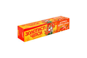 Чипсы картофельные со вкусом курицы гриль Золотисті к/у 100г