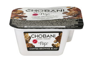 Chobani Greek Yogurt Flip Coffee Brownie Bliss