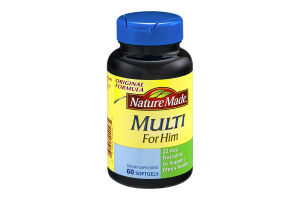 Nature Made Multi For Him Dietary Softgels Original Formula - 60 CT
