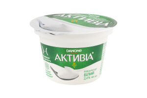 Біфідойогурт 2.4% Білий Активіа ст 165г