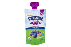 Stonyfield Organic Whole Milk Yogurt Blueberry
