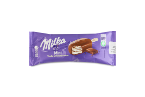 Мороженое на палочке Vanilla&Chocolate swirl Mini Milka м/у 37г