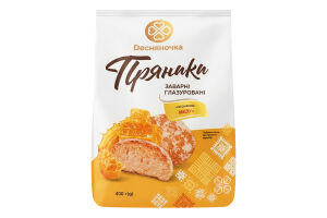 Пряники заварные глазированные Со вкусом меда Dесняночка м/у 400г