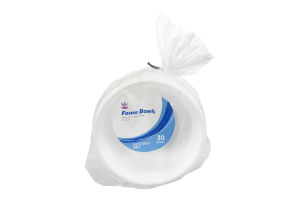 Ahold Foam Bowls Extra Thick & Strong - 30 Bowls