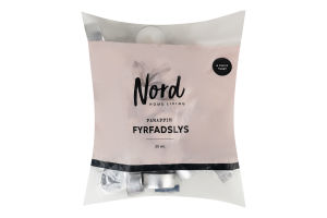 Свічка чайна біла 6год горіння №У7055 Nord Home Living 30шт