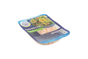 Креветки очищені в заливці Водний світ лоток 150г