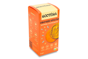 Криспы овощные Морковь с куркумой Rootera к/у 70г