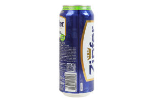 Пиво 0.5л 5.4% светлое фильтрованное пастеризованное Original Zipfer ж/б