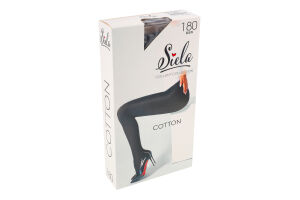 Колготи жіночі Коттон неро 180ден р.3 Сіела