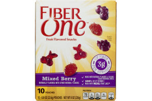 Fiber One Fruit Flavored Snacks Mixed Berry - 10 CT