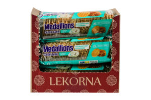 Вафли соленые с сушеным луком Medallions Lekorna м/у 90г