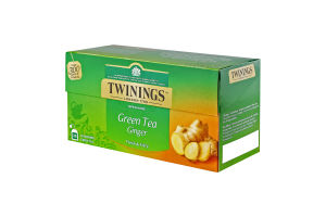 Чай зелений з імбиром Twinings к/у 25x1.6г