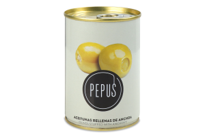 Оливки Pepus фаршировані анчоусами
