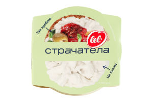 Сир 55% м'який підплавлений Страчатела Lel' ст 0.15кг