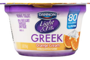 Dannon Light & Fit Greek Yogurt Orange Cream