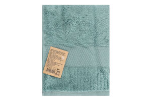 Рушник м"ятний махровий зеро твіст з бордюром 40*70см 600г/м2 ГМ Текстайл