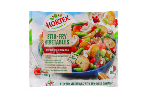 Смесь овощная быстрозамороженная с сушеными помидорами, грибами и приправами Hortex м/у 400г