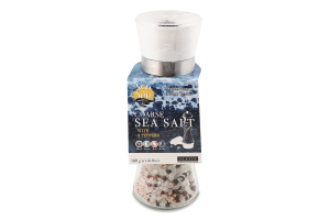 Сіль морська крупна з чотирма перцями Sea&Sun млинок 180г